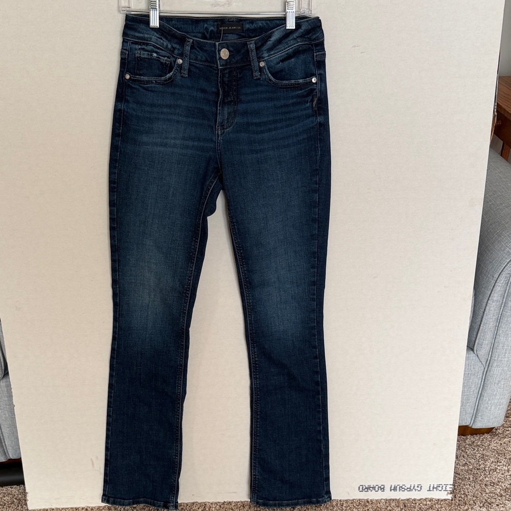 Silver Elyse Slim Boot Dark Indigo Women's Jeans